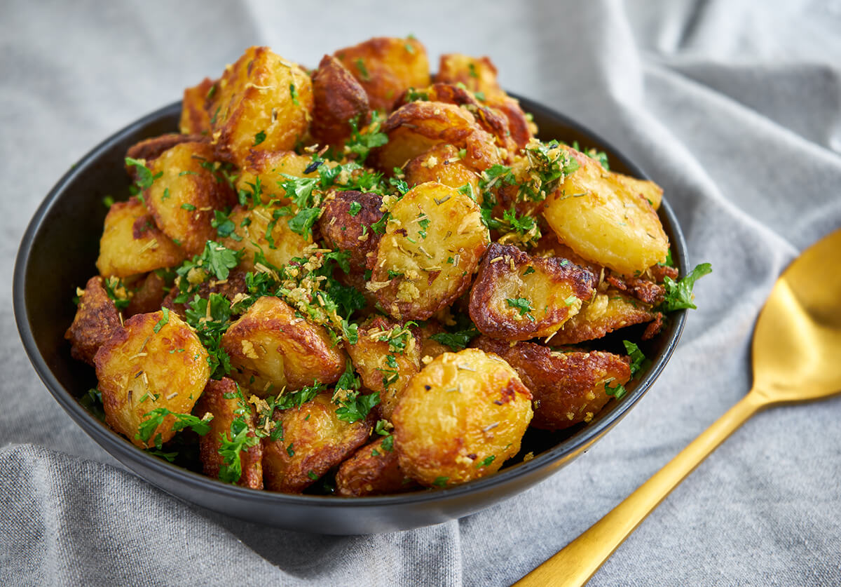 crispy roasted potatoes