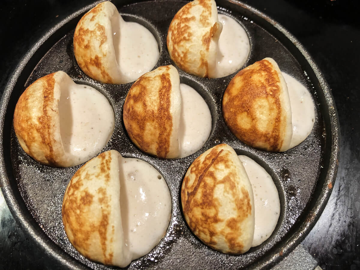 tip to make circular aebleskiver