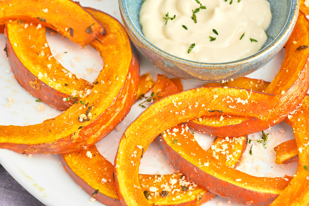 hokkaido pumpkin fries with dip