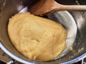 dough for choux pastry buns