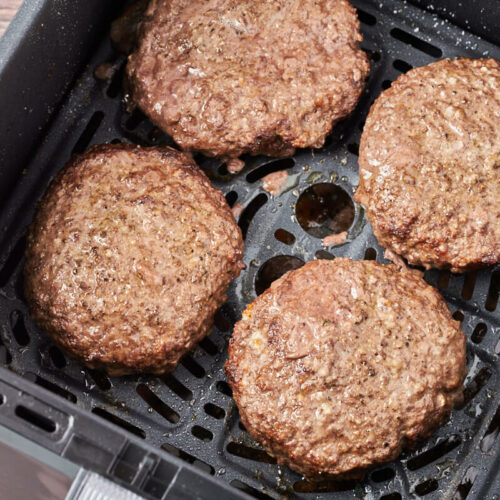 air fryer hamburgers or danish beef patties