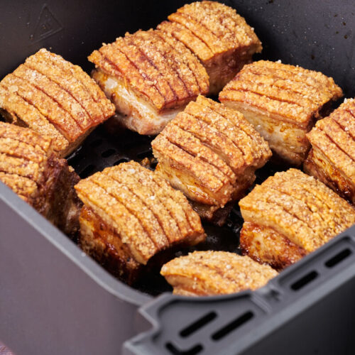 air fryer pork belly with crispy crackling