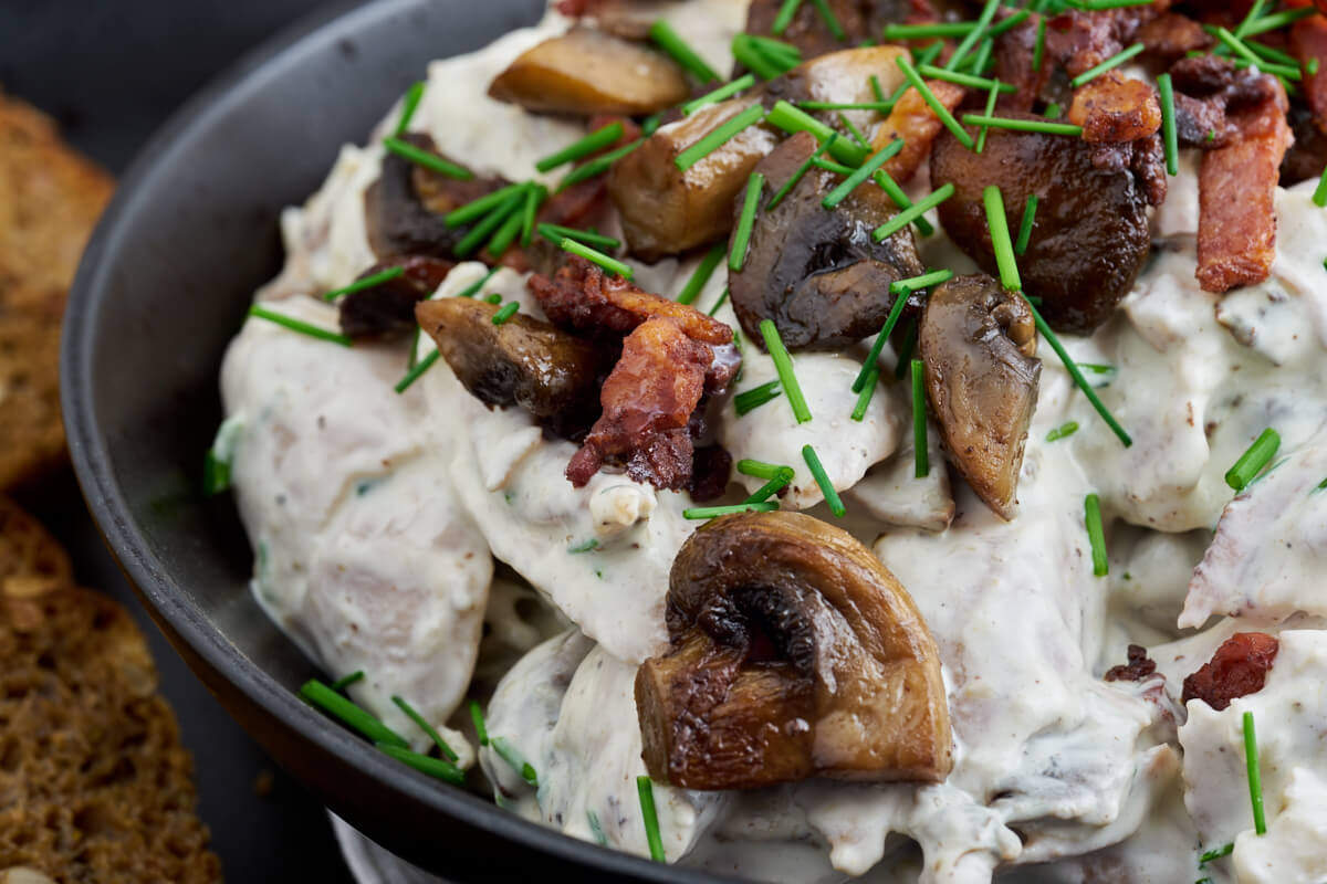 Danish chicken salad for lunch