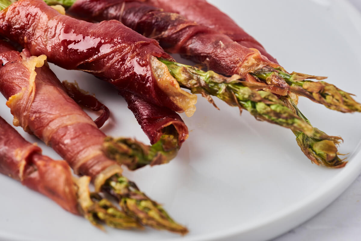 prosciutto wrapped asparagus in air fryer