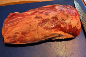 neck fillet or pork collar for danish rolled pork roast