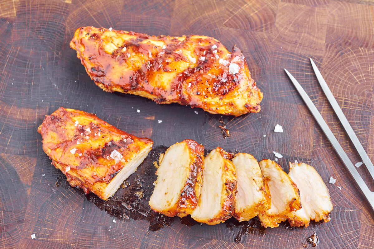 grilled bbq chicken breast