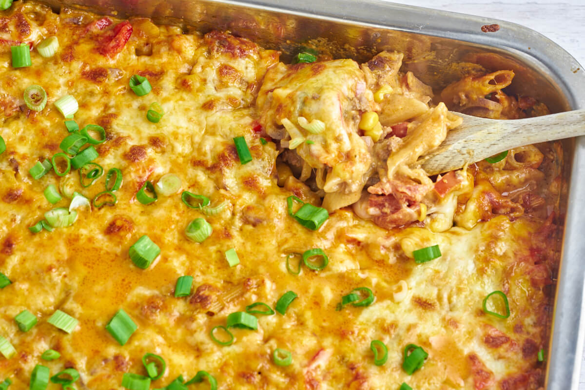 easy mexican baked pasta casserole