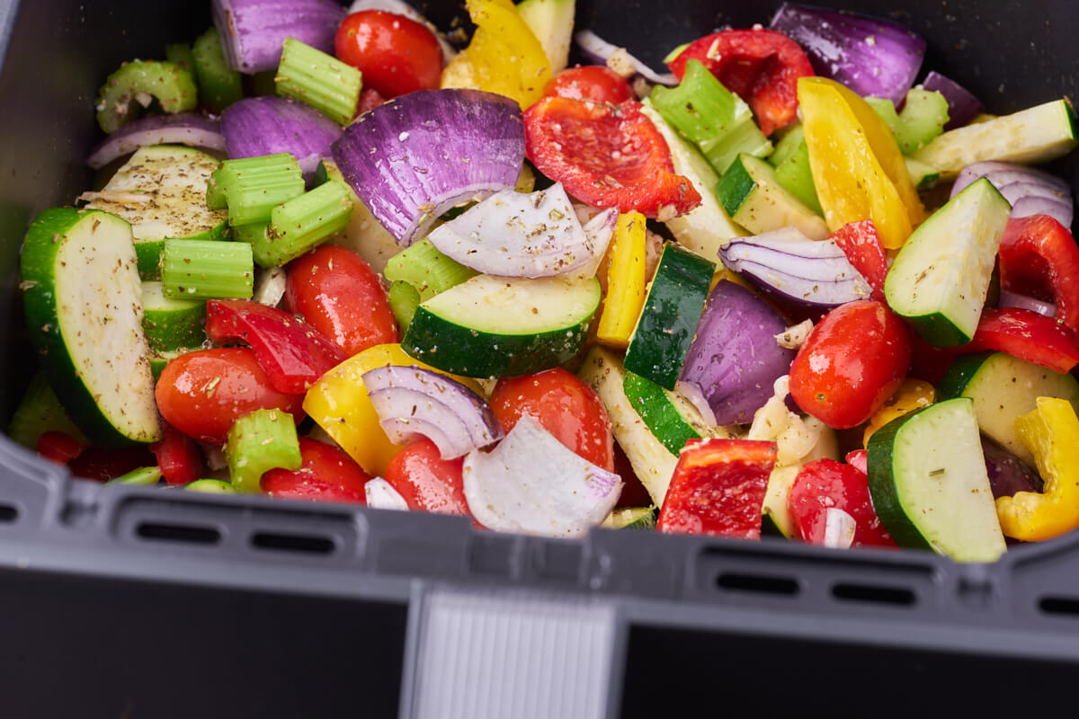 mediterranean italian vegetables in air fryer