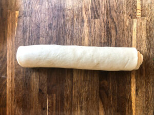 rolled up dough