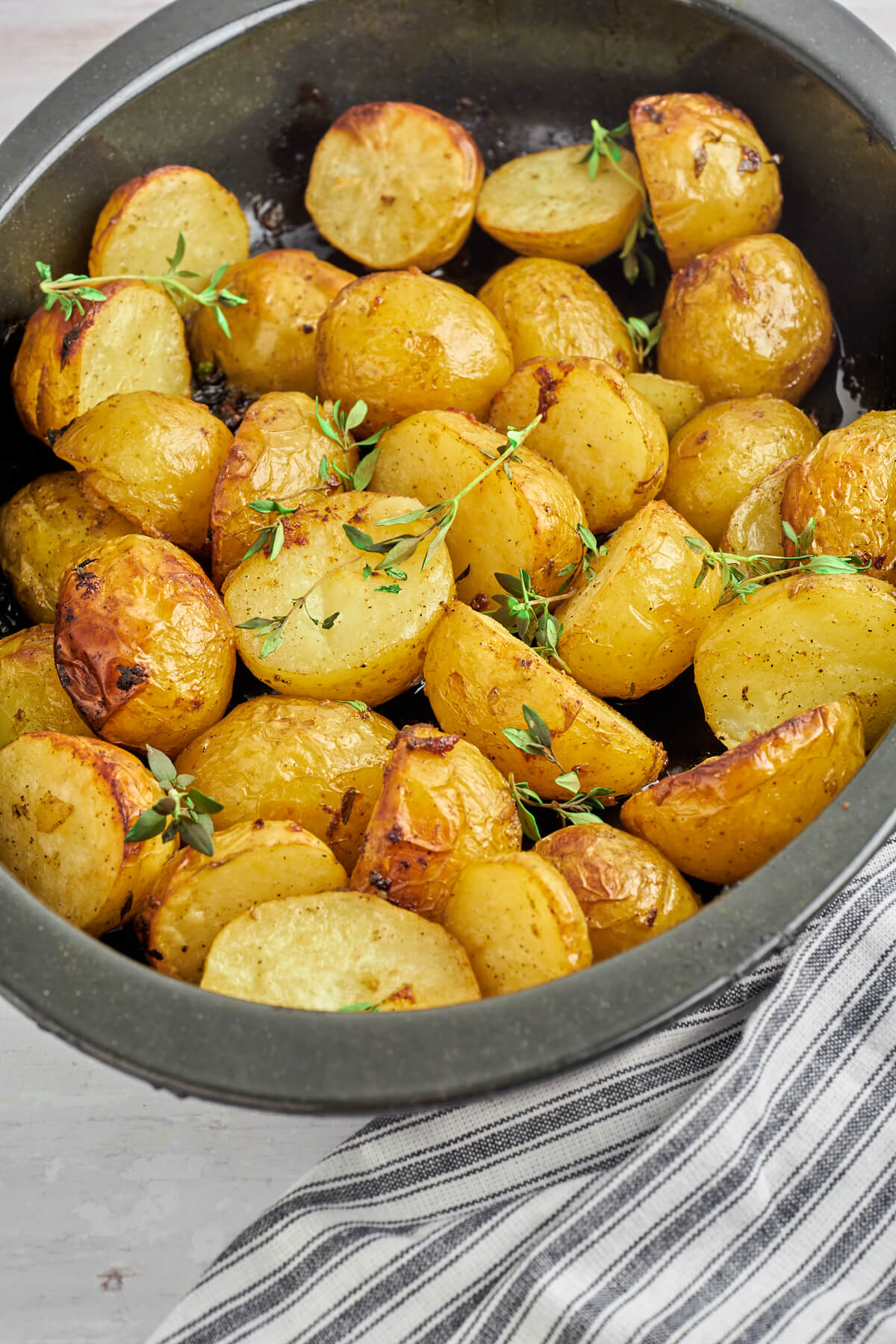 potatoes on the grill