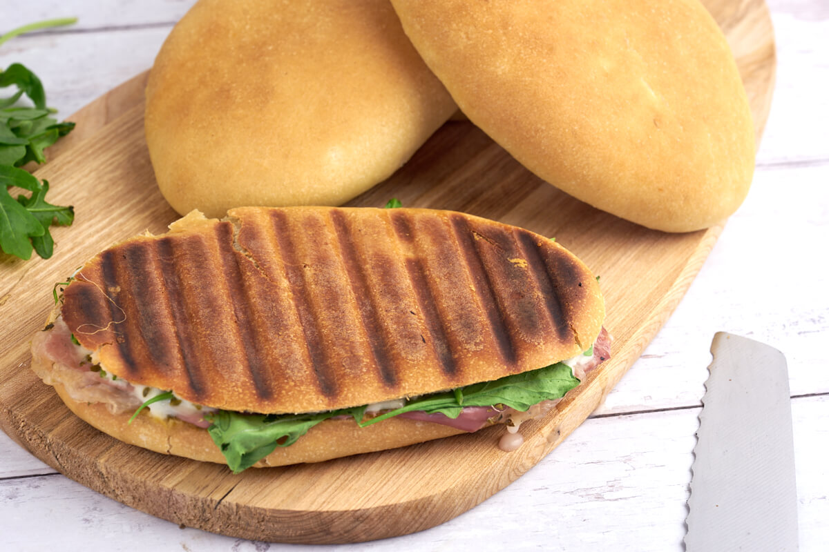 delicious panini and homemade panini bread