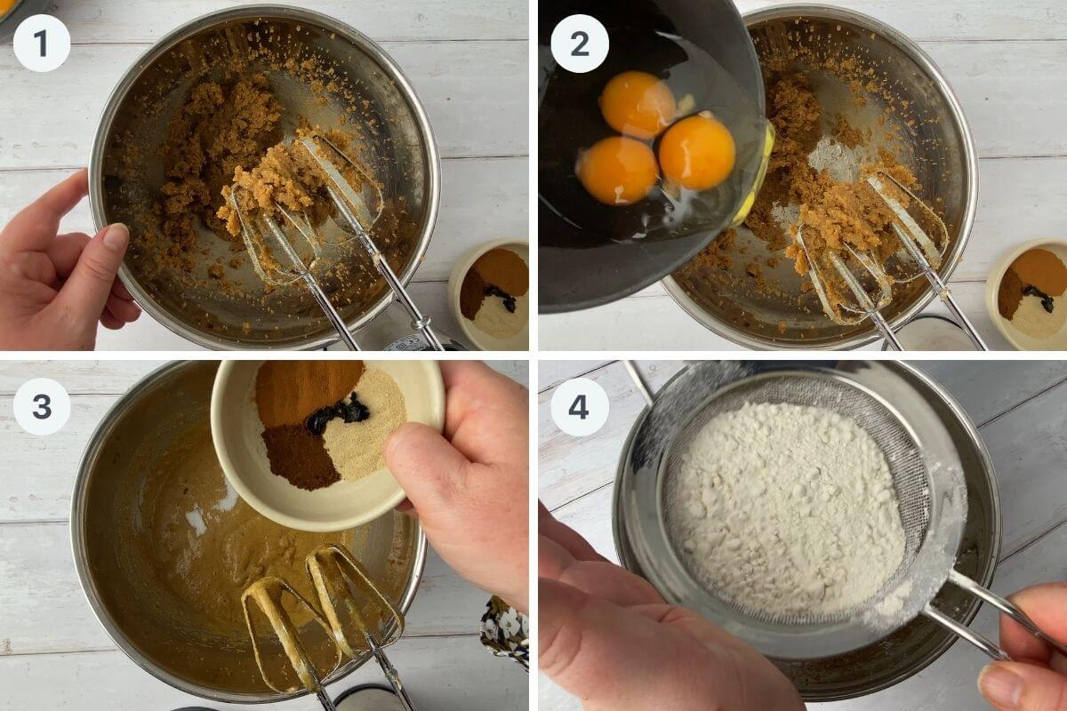 how to make the dough for pumpkin muffins